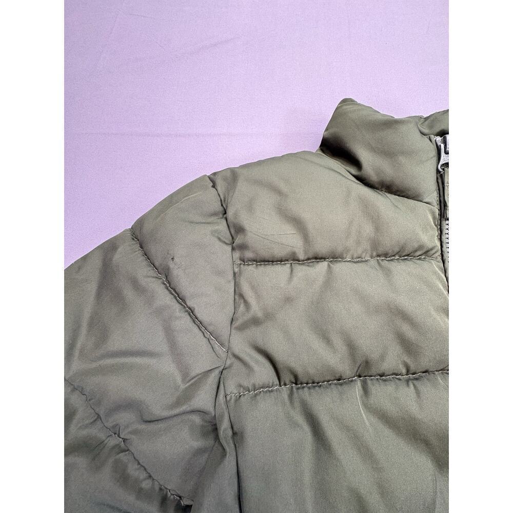 Children’s Place Green Puffer Coat SZ 5/6 Unisex + Purple CC Beanie Kids Bundle - Picture 4 of 14